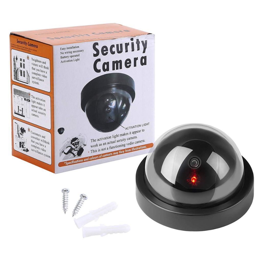 Caméra Factice de Surveillance Dôme avec LED Clignotante – كاميرا مراقبة وهمية مع ضوء