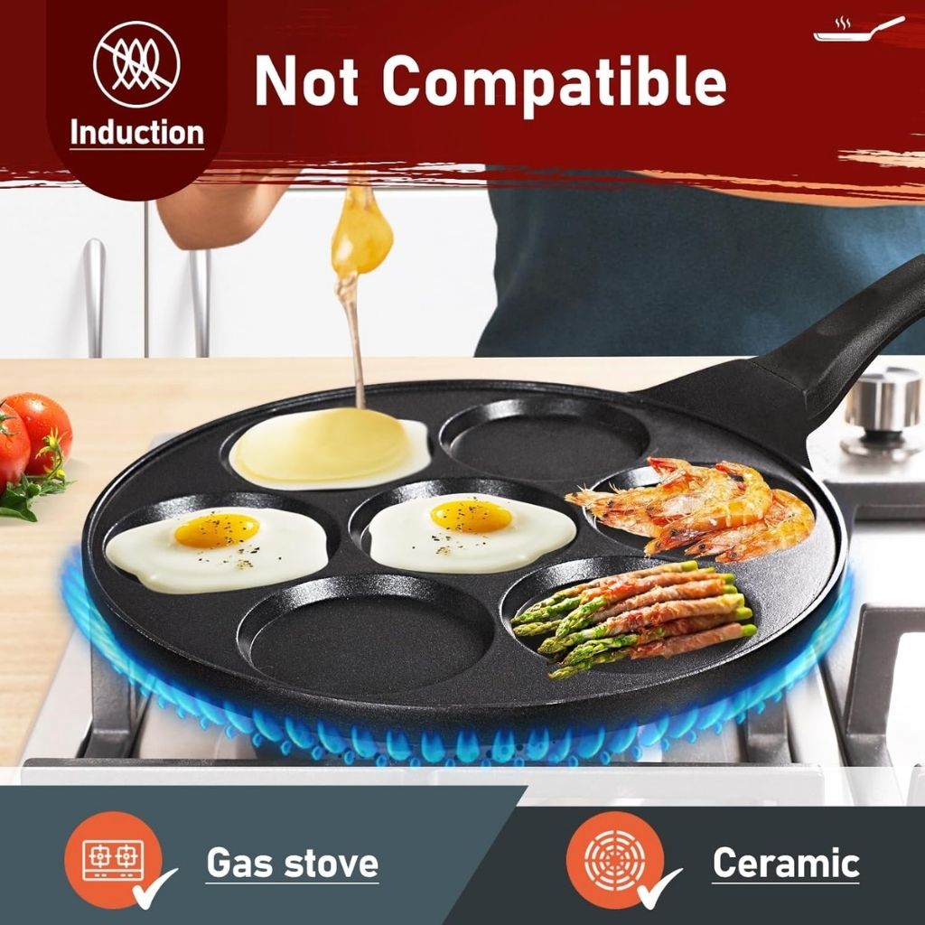 7-Mold Non-Stick Pan