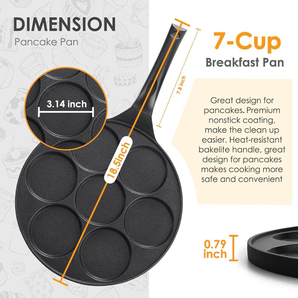 7-Mold Non-Stick Pan