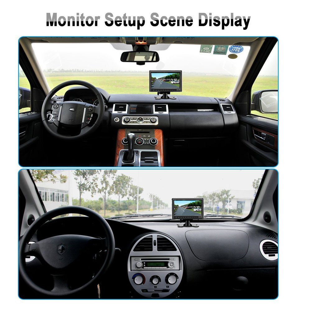 شاشة عرض تعمل باللمس للسيارة 7 بوصة TFT LCD