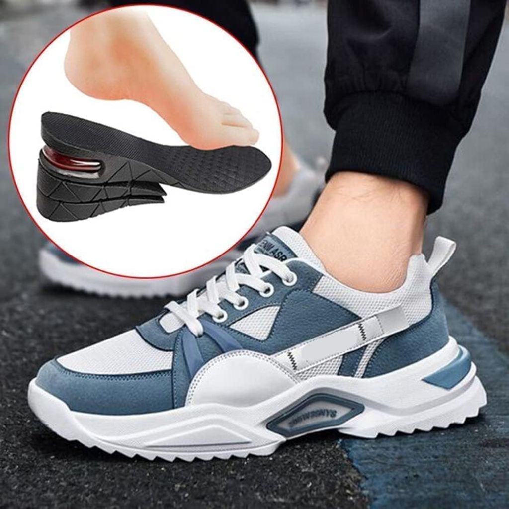 Unisex 4-layer adjustable height increase insoles