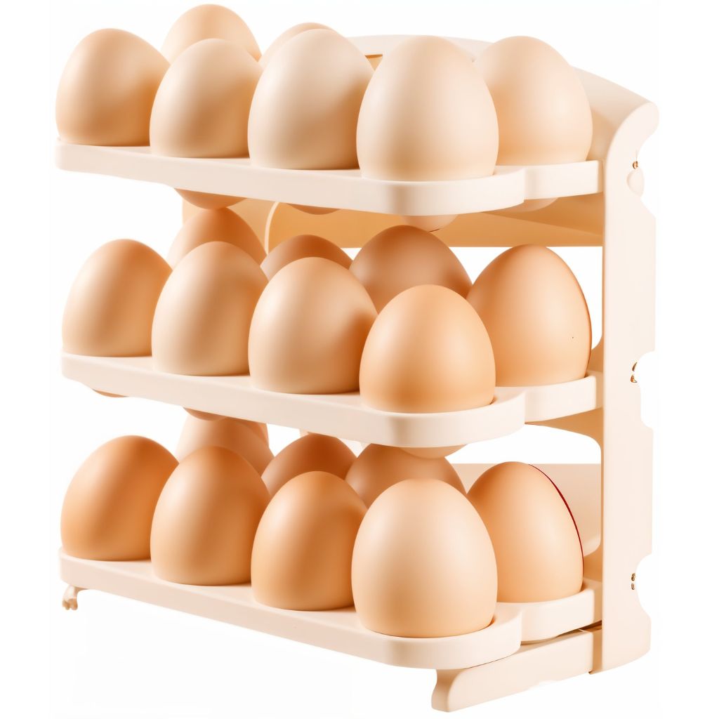 Organisateur d'oeufs 3 Tier – منظم البيض ثلاثة رفوف