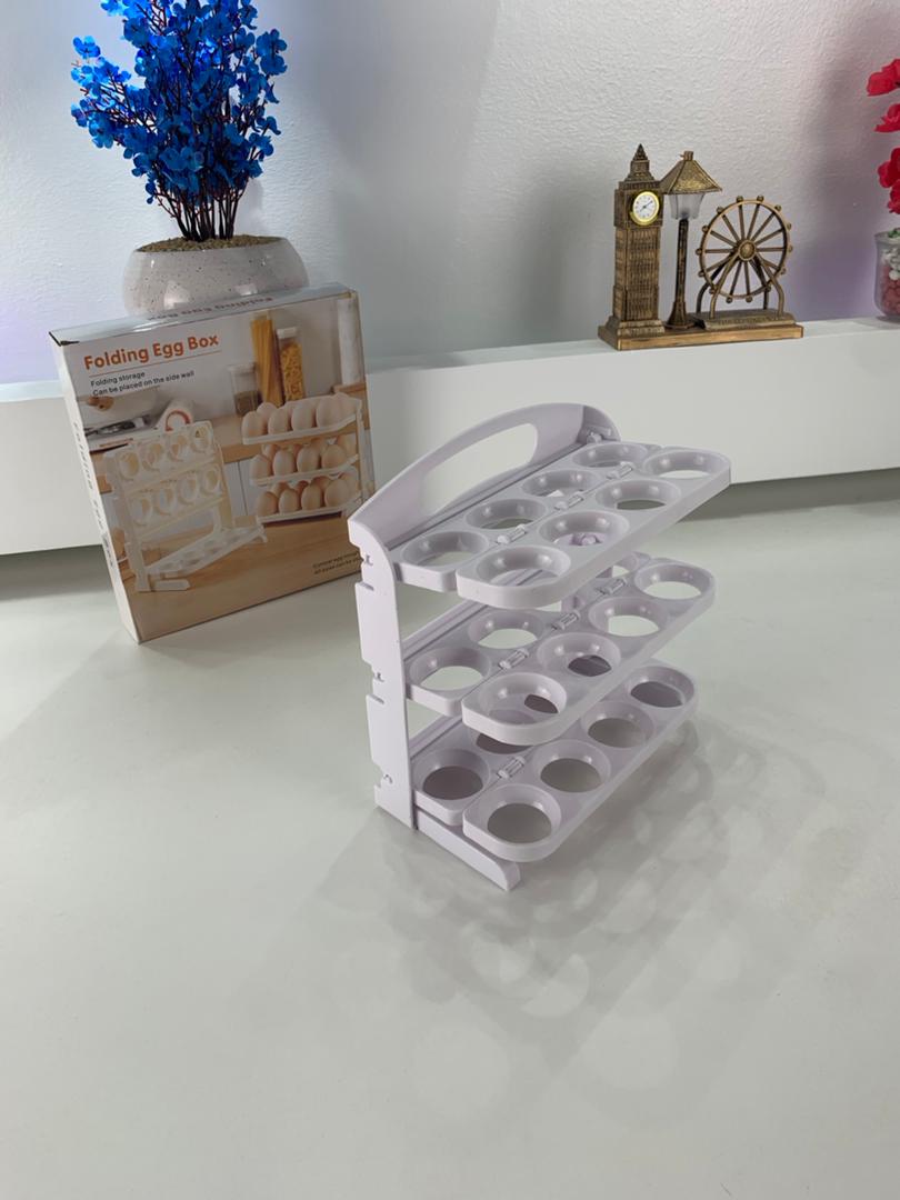 Organisateur d'oeufs 3 Tier – منظم البيض ثلاثة رفوف