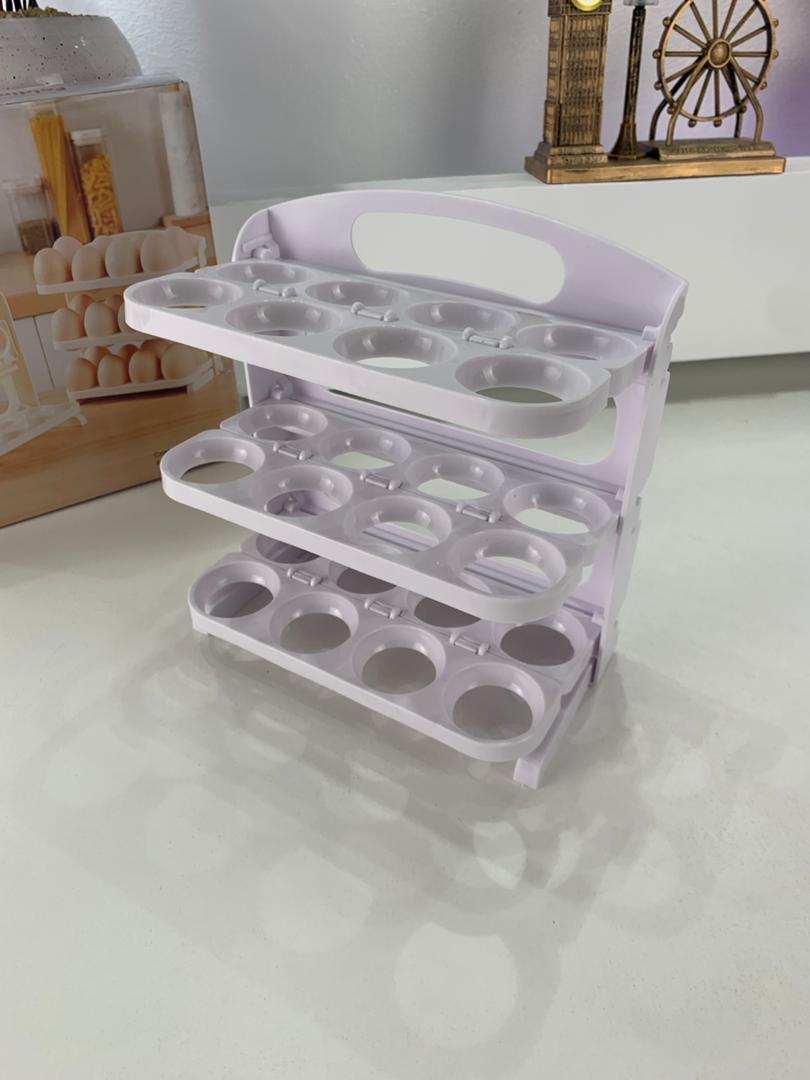 Organisateur d'oeufs 3 Tier – منظم البيض ثلاثة رفوف