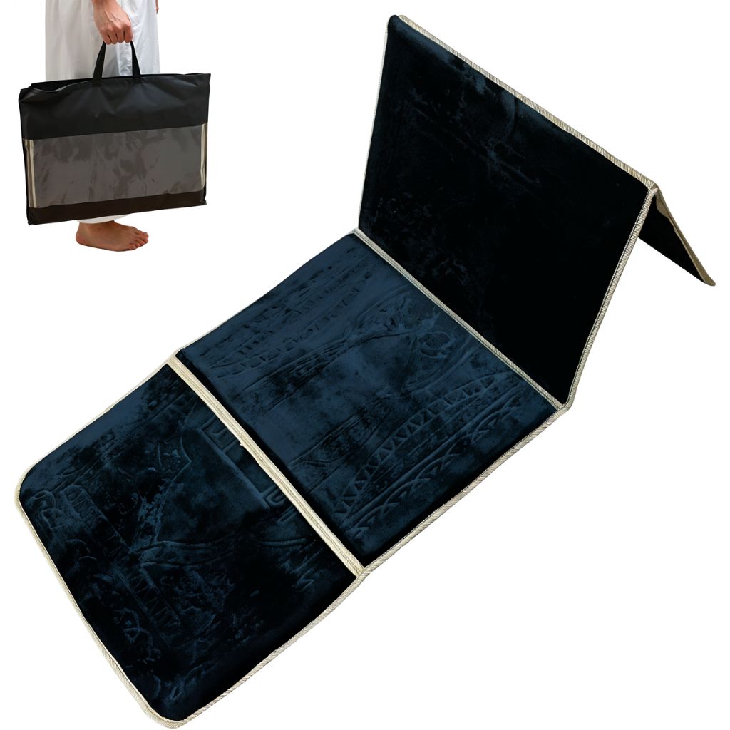 Tapis de prière Sultan pliable avec dossier