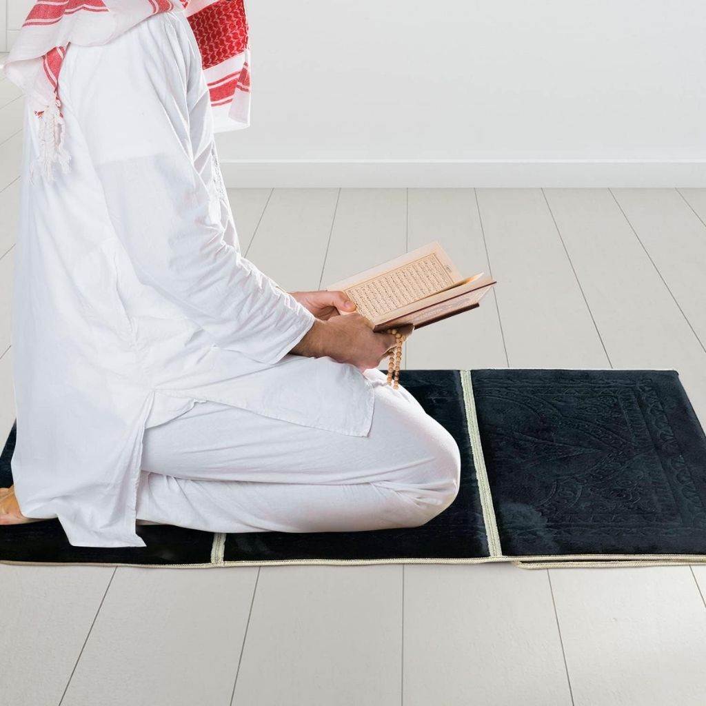 Tapis de prière Sultan pliable avec dossier