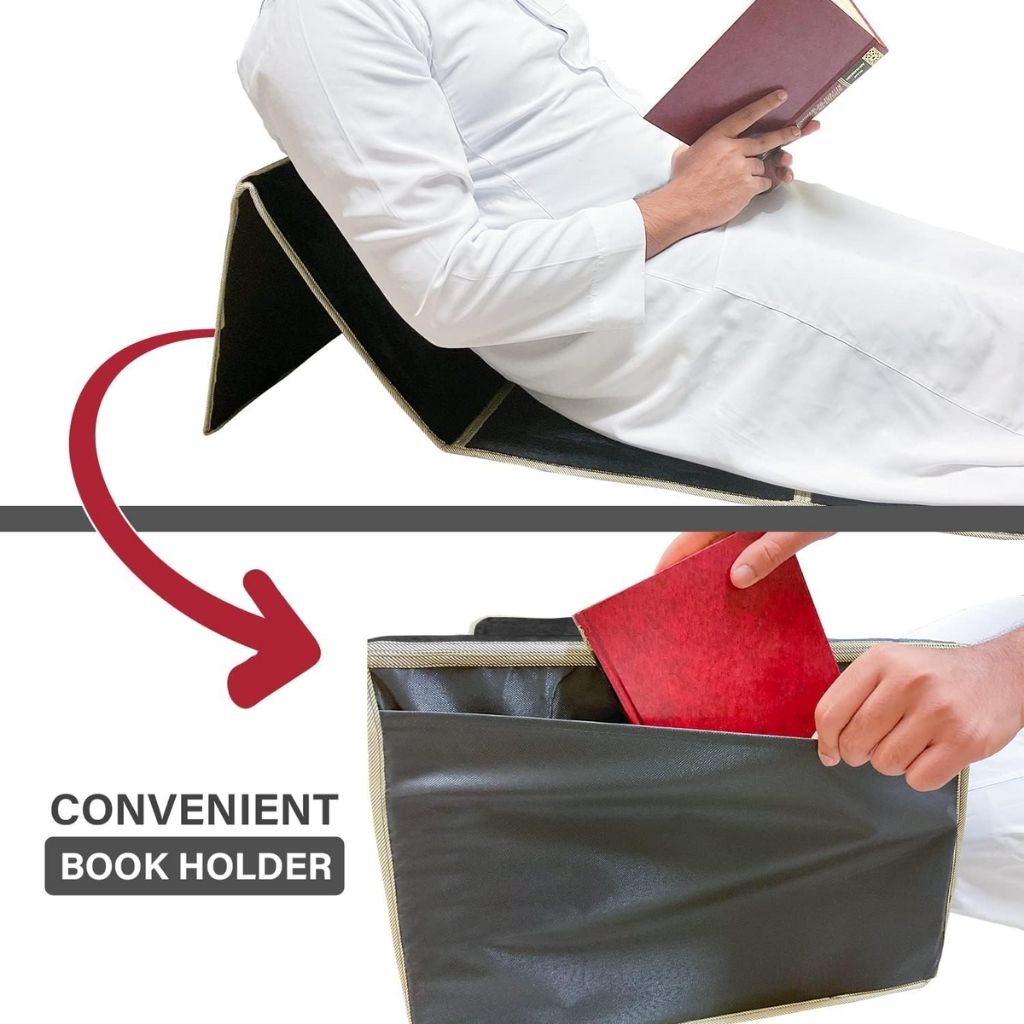 Tapis de prière Sultan pliable avec dossier