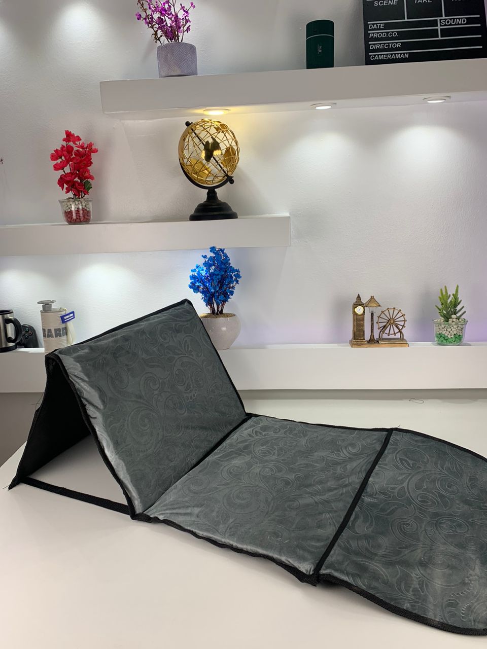 Tapis de prière Sultan pliable avec dossier