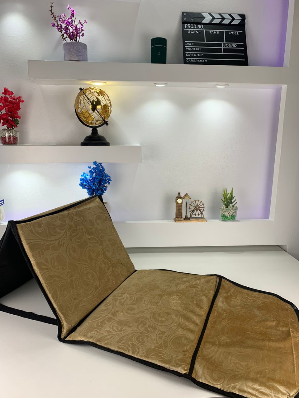 Tapis de prière Sultan pliable avec dossier