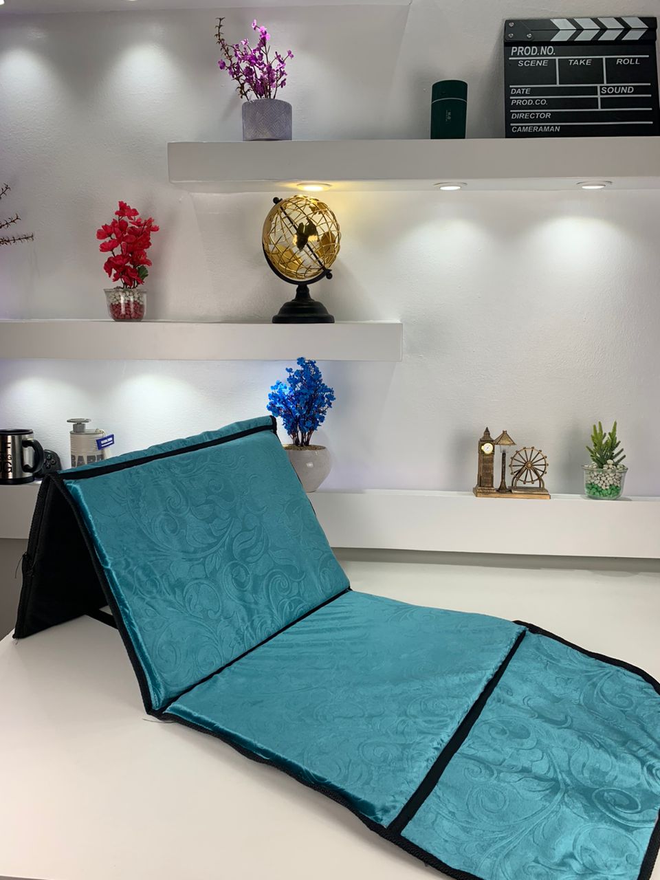 Tapis de prière Sultan pliable avec dossier
