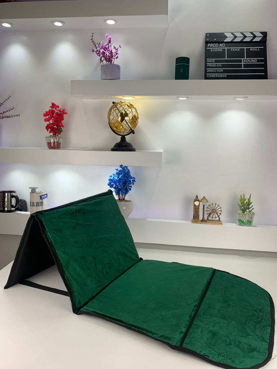 Tapis de prière Sultan pliable avec dossier