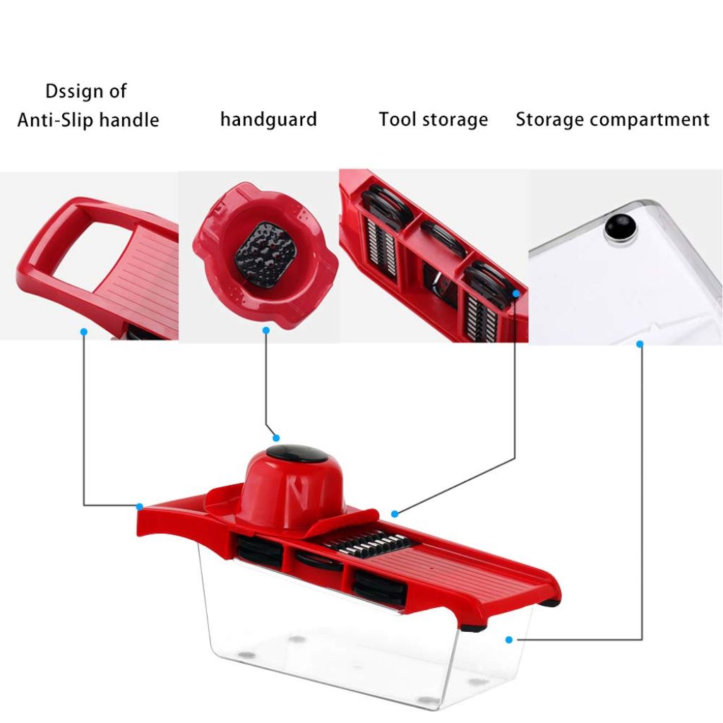 Mandoline Coupe-Légumes 10 en 1 – قطاعة خضروات