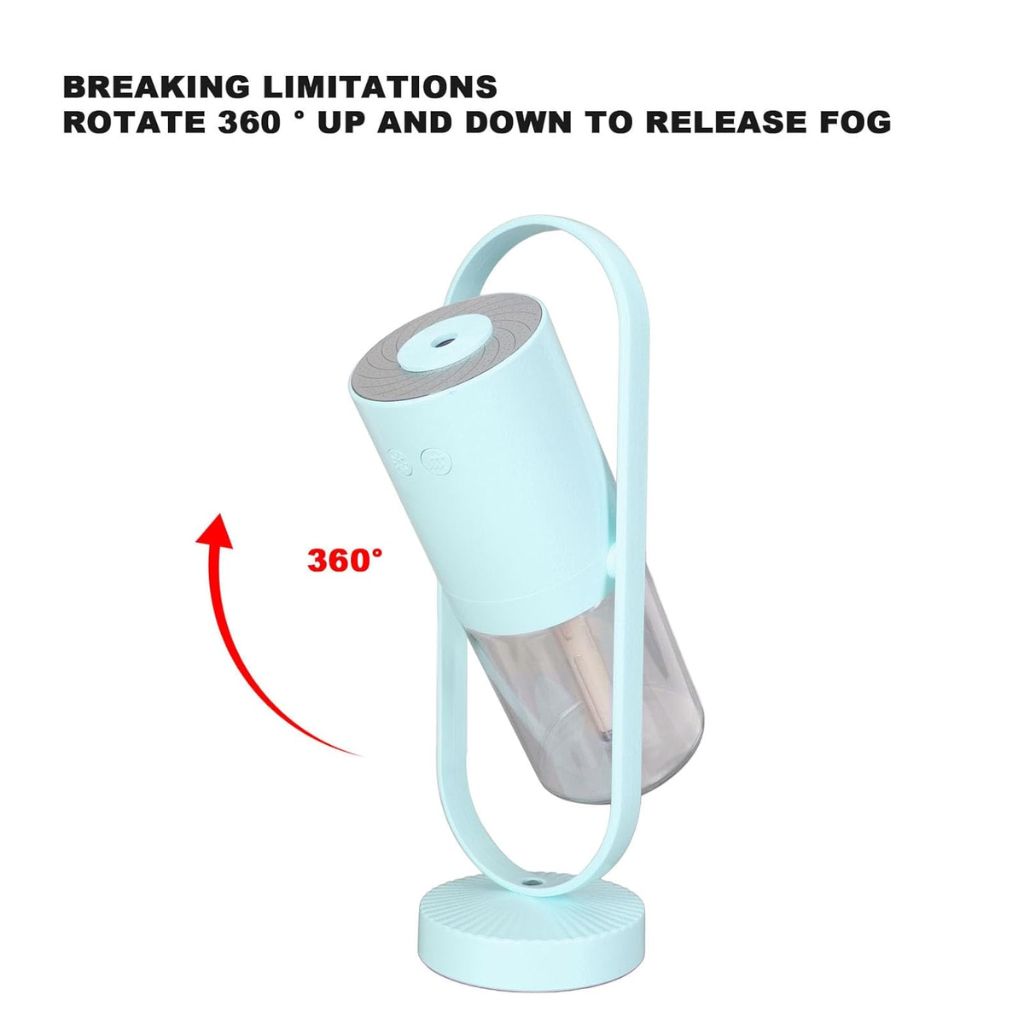Air Humidifier with RGB Light and 360° Rotation
