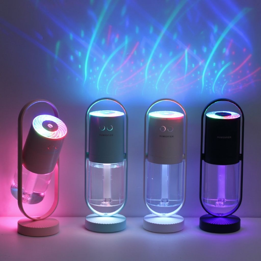 Air Humidifier with RGB Light and 360° Rotation