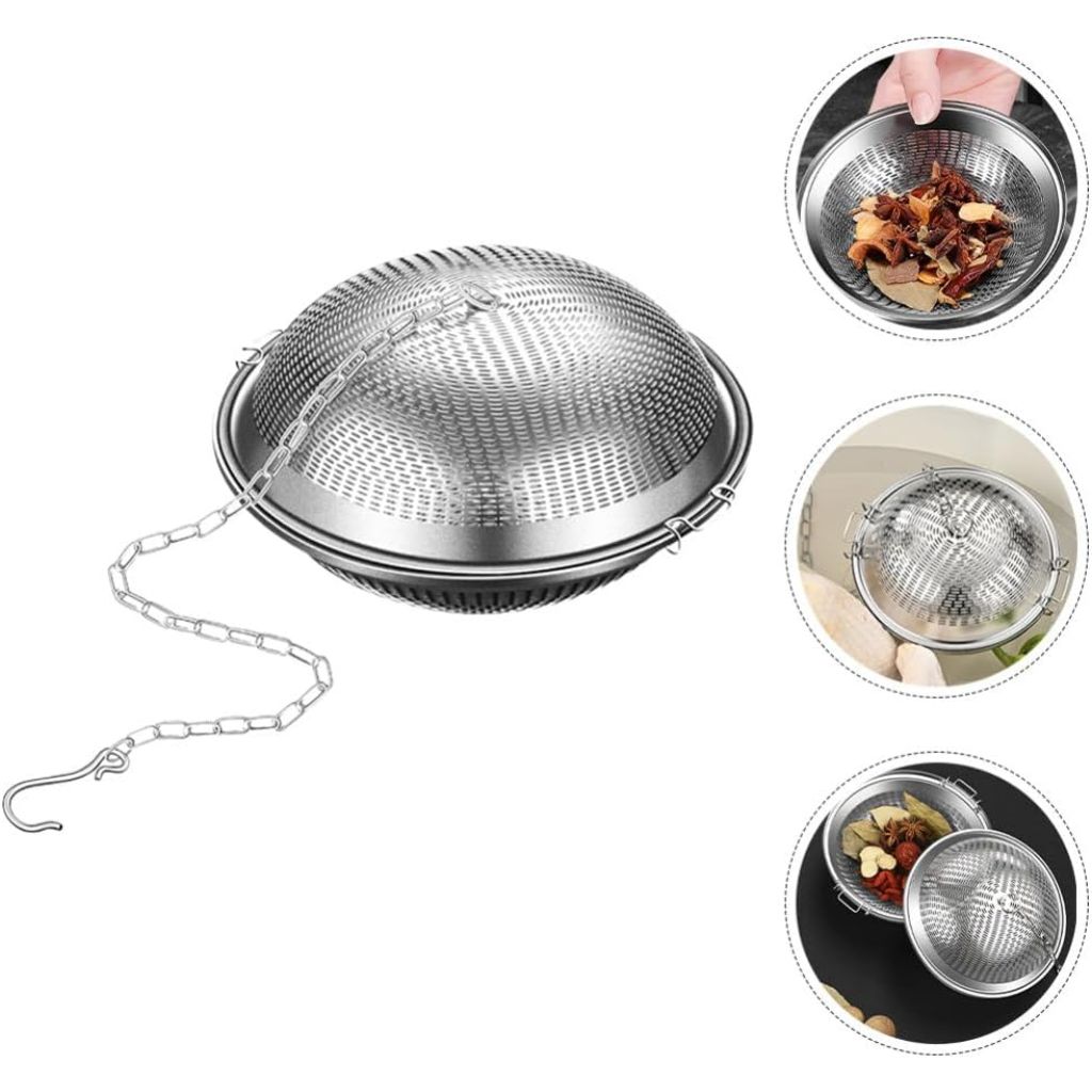 Passoire à Épices et Infuseur de Thé en Acier Inoxydable – مصفاة التوابل ومصفاة الشاي من الفولاذ المقاوم للصدأ