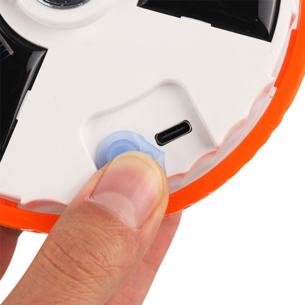 Rechargeable solar hanging lamp