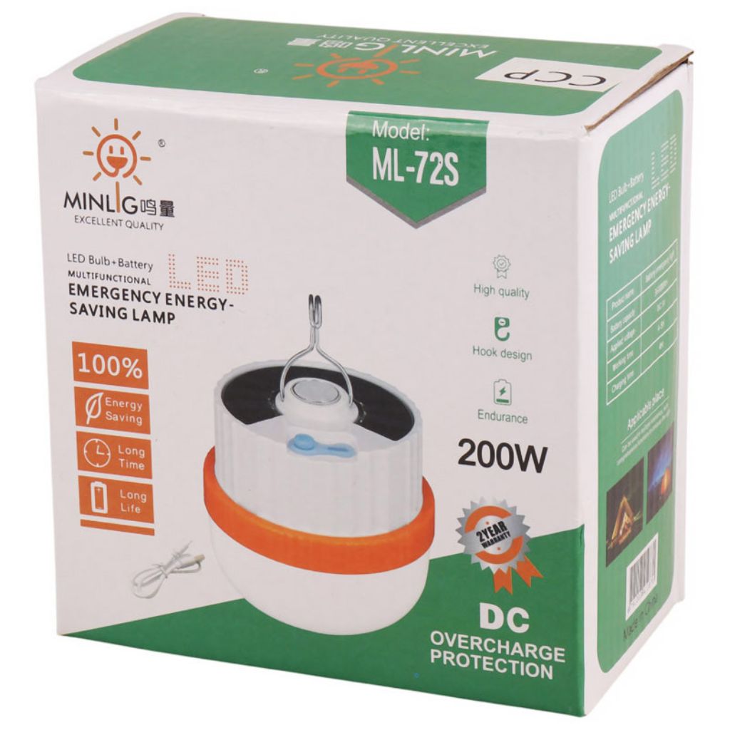 Rechargeable solar hanging lamp