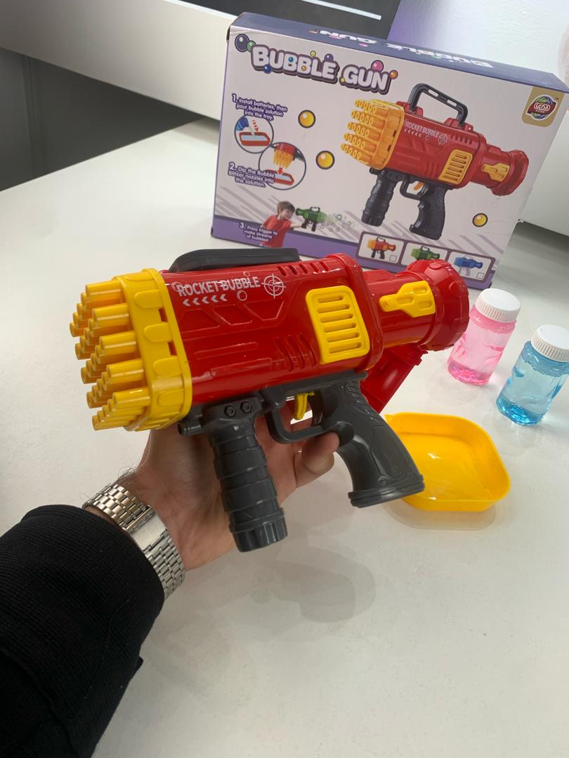 Pistolet à bulles automatique pour enfants