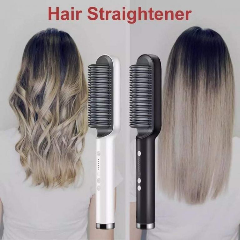 HQT-909B Ceramic Heated Hair Brush, 6 Heat Levels