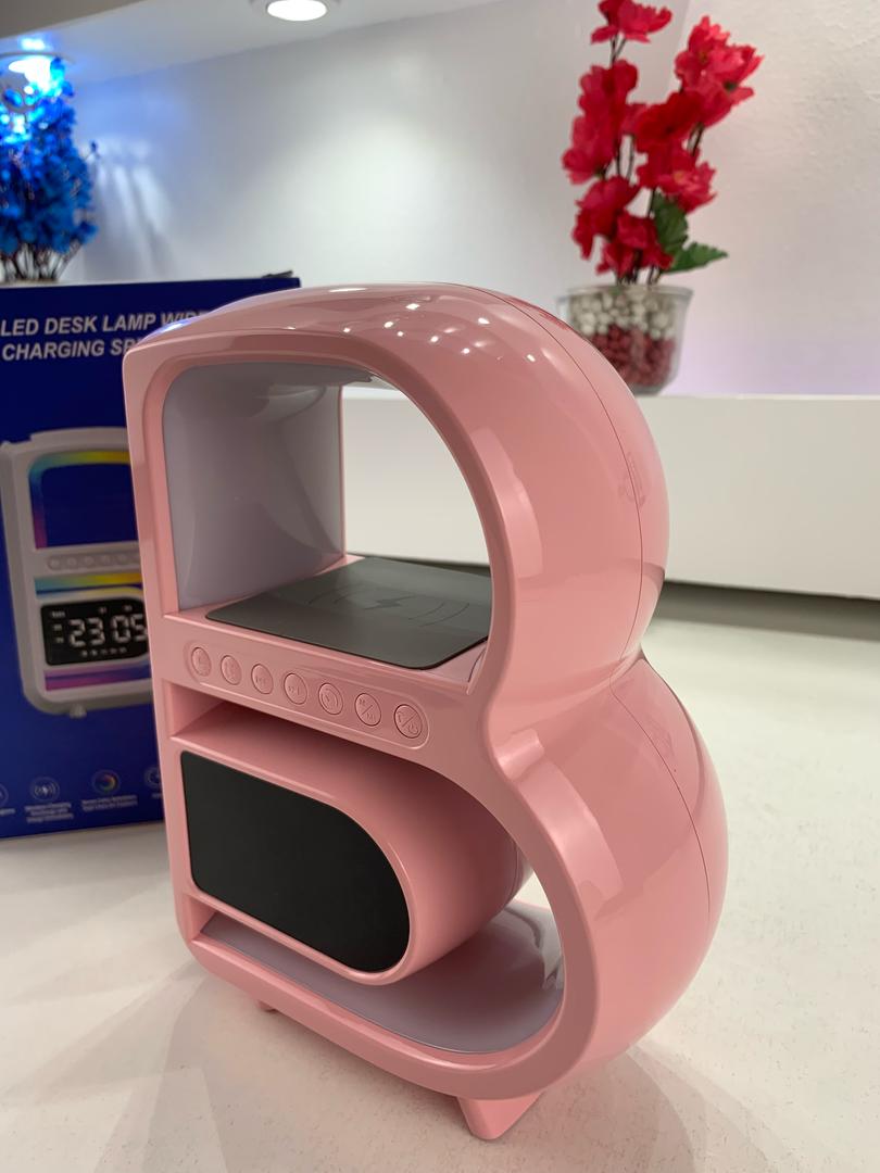 Haut Parleur et Lampe de Charge Sans Fil Multifonction 3en1 – مصباح وشاحن لاسلكي