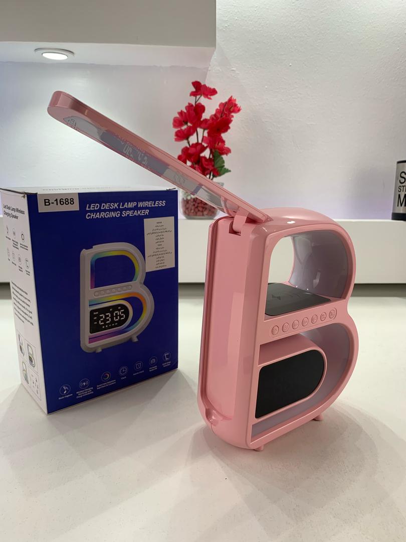 Haut Parleur et Lampe de Charge Sans Fil Multifonction 3en1 – مصباح وشاحن لاسلكي