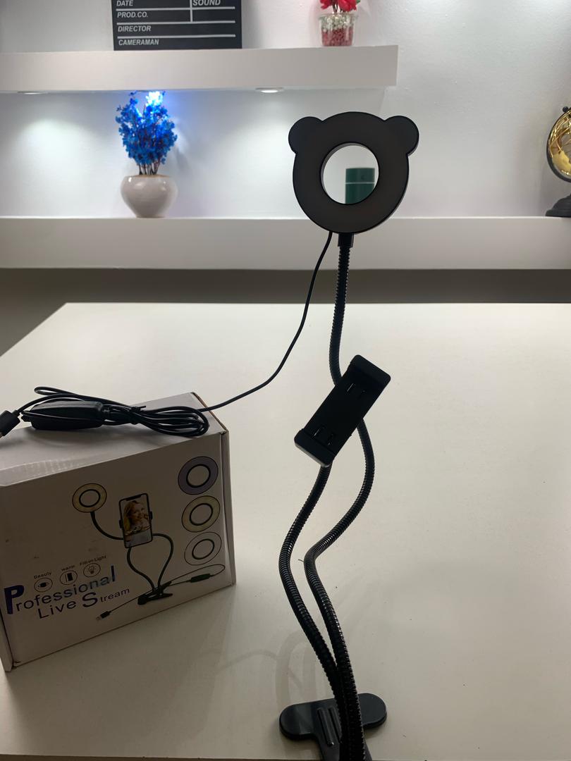 Studio Professional Live Stream Selfie Light Set – عدة التصوير الإحترافيةمع حلقة ضوئية