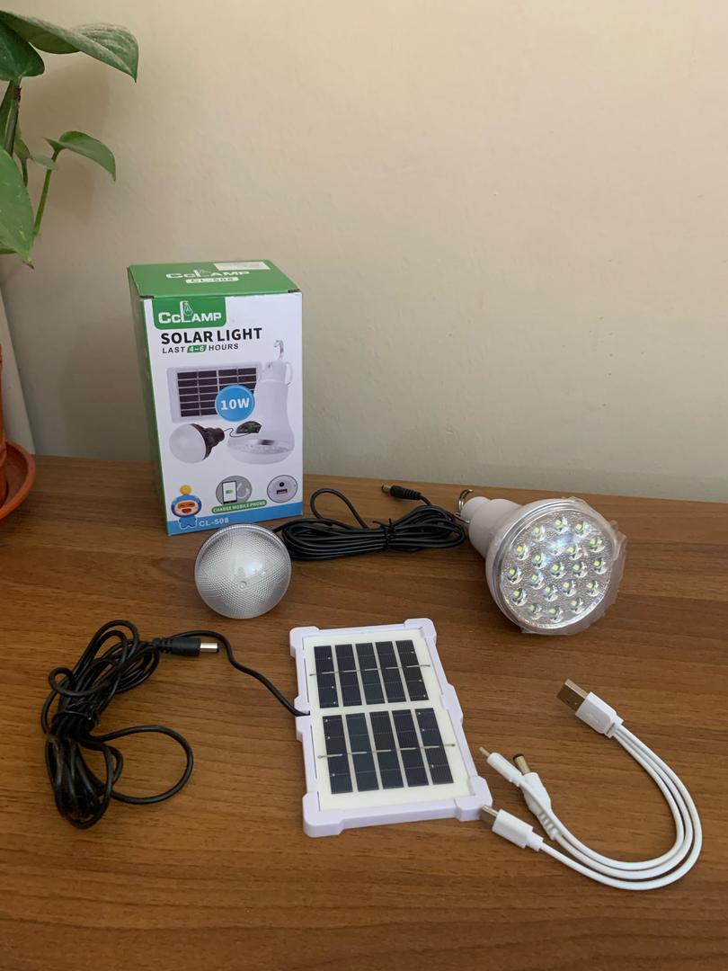 مصباح تخييم LED يعمل بالطاقة الشمسية 10 واط
