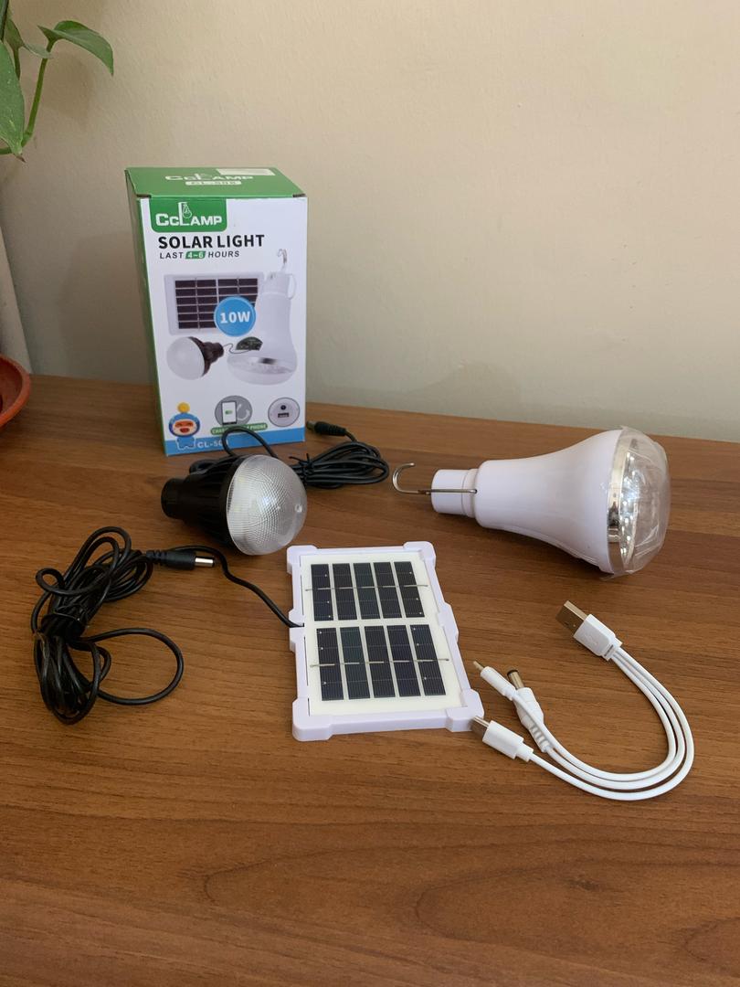مصباح تخييم LED يعمل بالطاقة الشمسية 10 واط