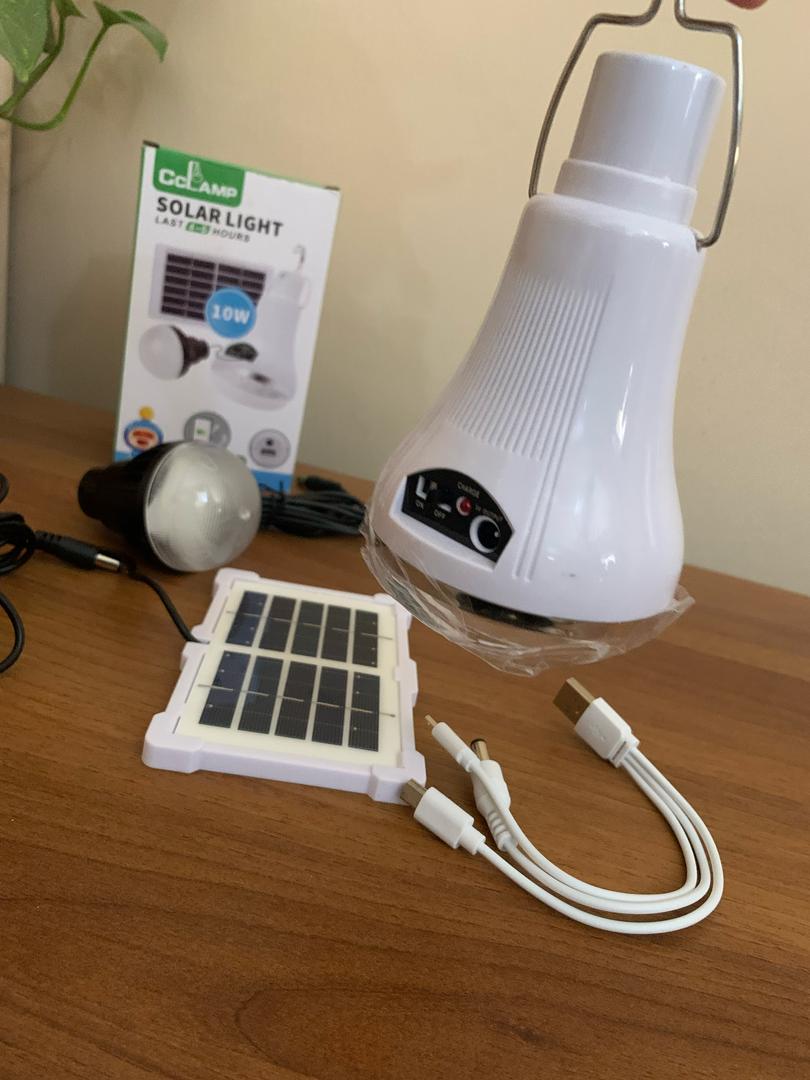 مصباح تخييم LED يعمل بالطاقة الشمسية 10 واط