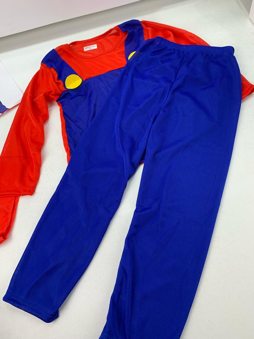Mario costume for kids, 3-8 years