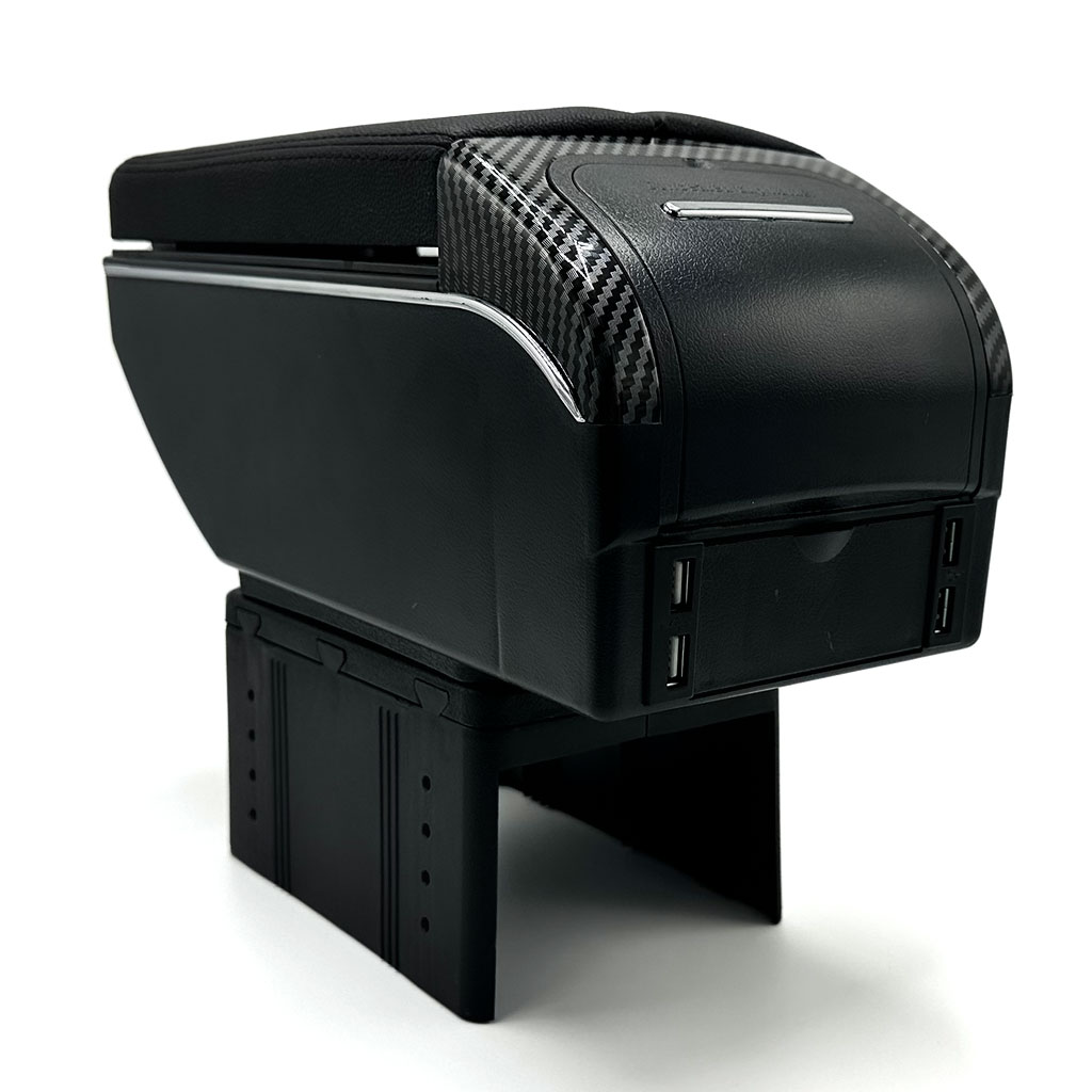 Universal car armrest with 7 USB ports and cup holder