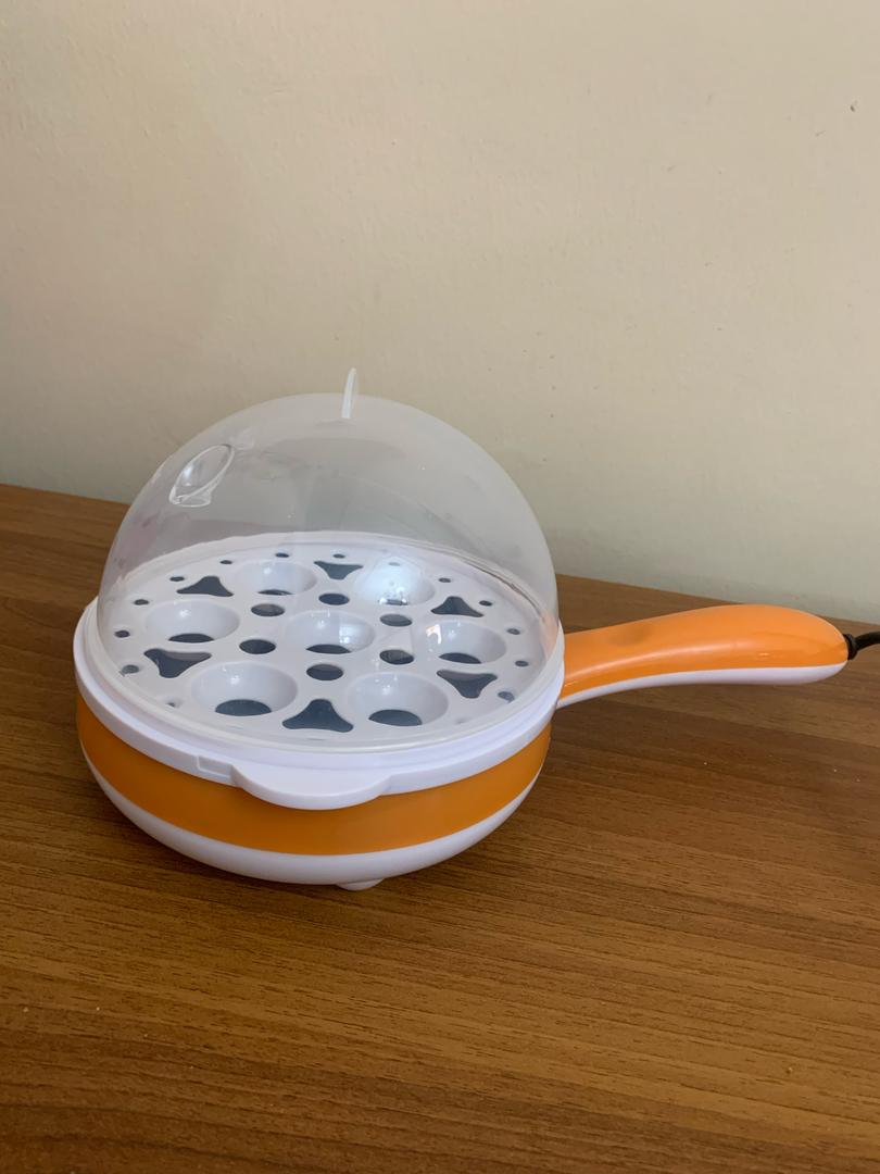 Pot Oeuf et Cuiseur à Vapeur Multifonctionnel 2en1 – مقلاة وجهاز طهي بالبخار