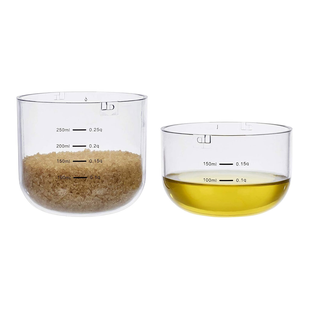 Nutrifresh Tasses de mesures multifonctions 6 en 1 pour cuisine – أداة قياس المقادير