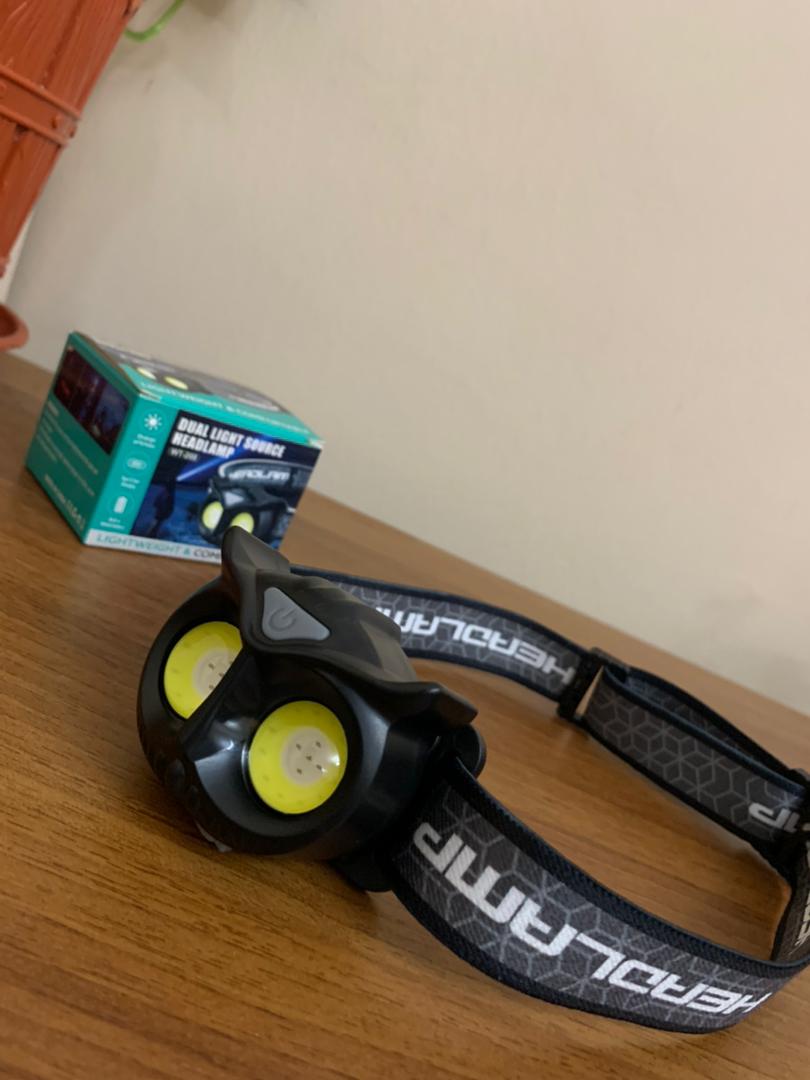 Rechargeable LED Headlamp 1500 Lumens, 5 Modes, IPX4 Waterproof