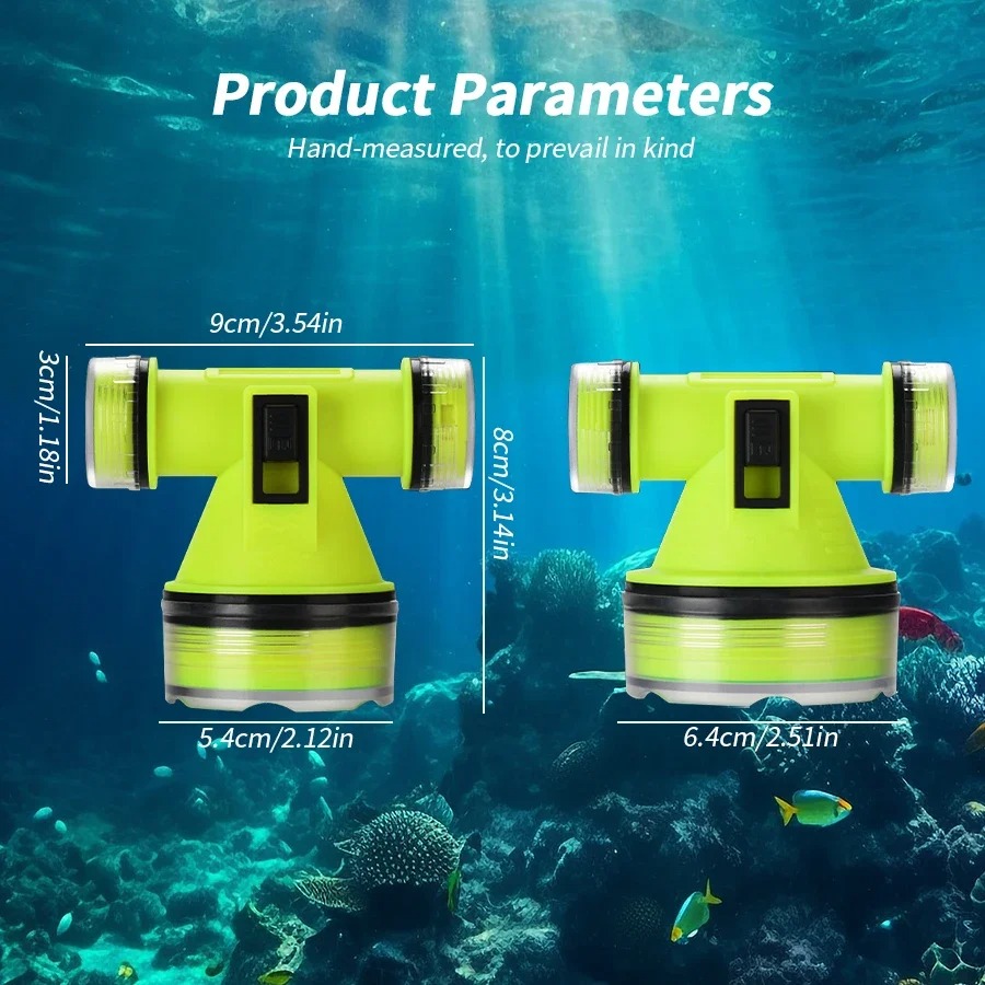Lampe frontale de plongée rechargeable et étanche