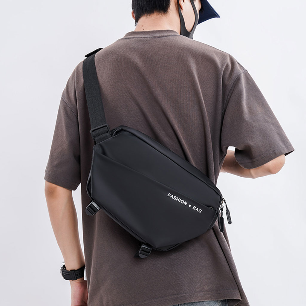 Men's chest bag LX066 with shoulder strap