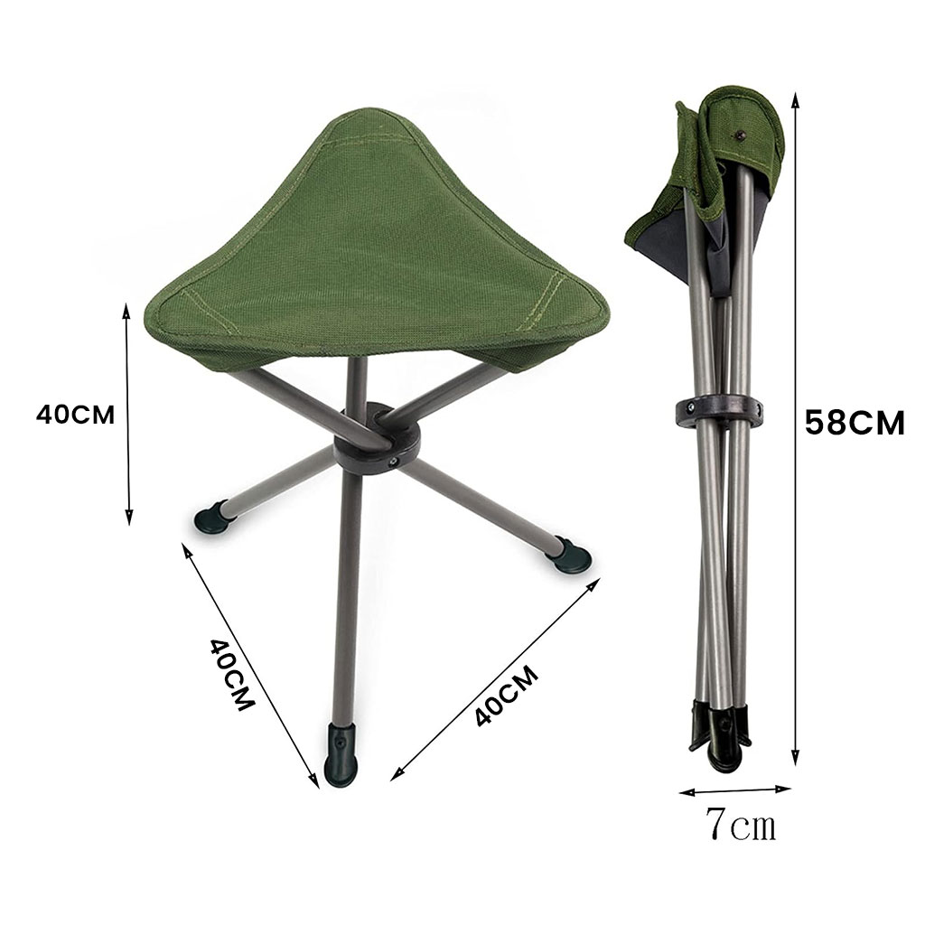 Tabouret Pliable Portable de Camping Facile à Transporté – كرسي محمول