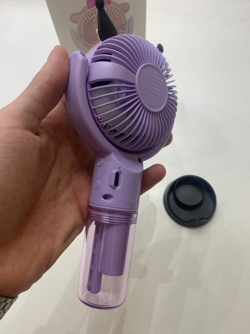 2-in-1 Portable Humidifier and Fan USB Rechargeable