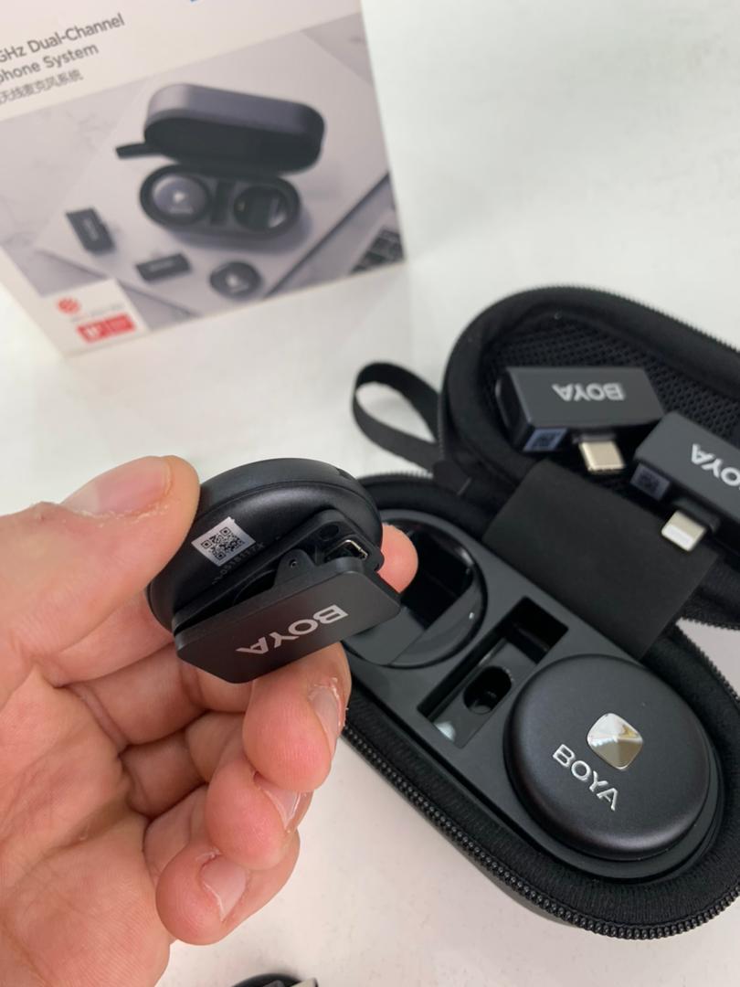 Microphone Cravate Sans Fil BOYA Omic-U IPhone Type C – ميكروفون بويا أصلي