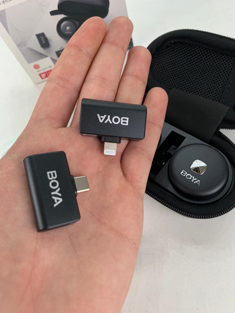 Microphone Cravate Sans Fil BOYA Omic-U IPhone Type C – ميكروفون بويا أصلي