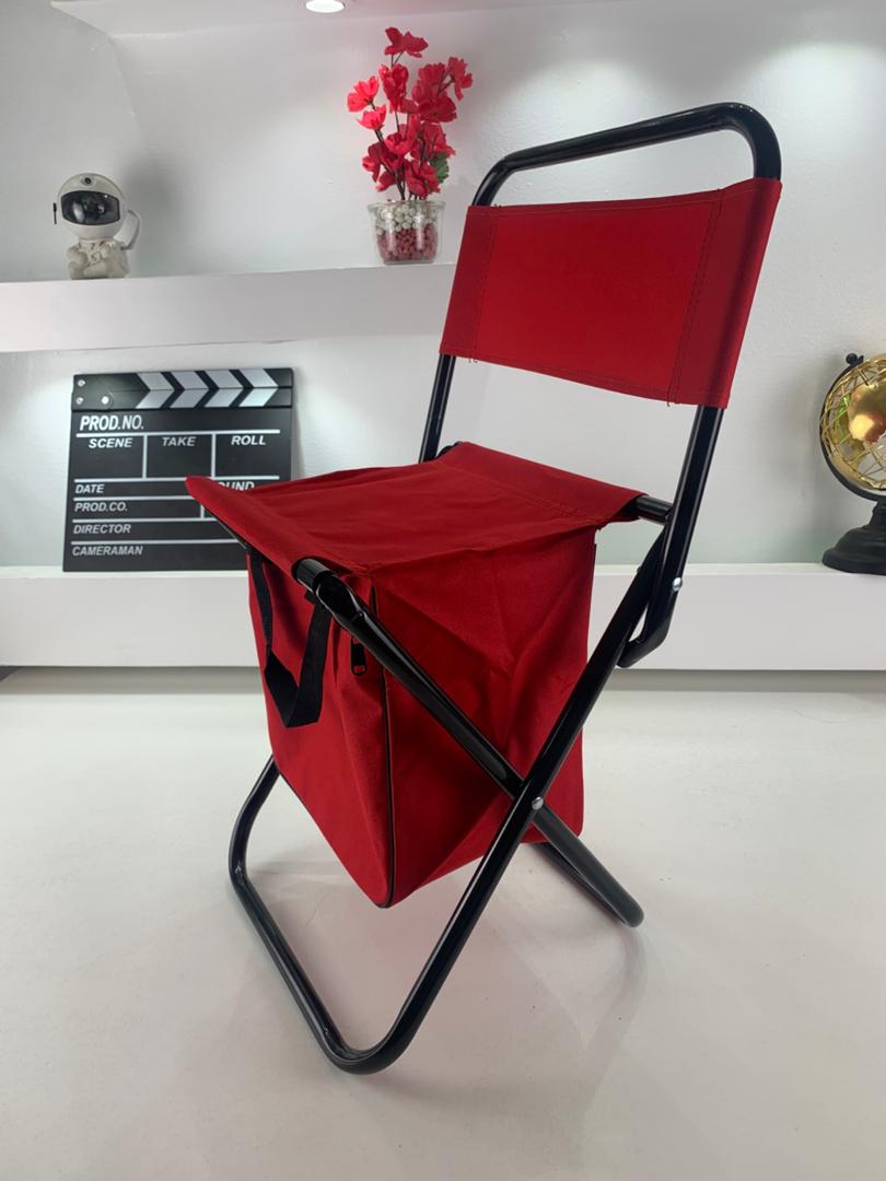 Chaise pliante multifonction avec sac de pêche