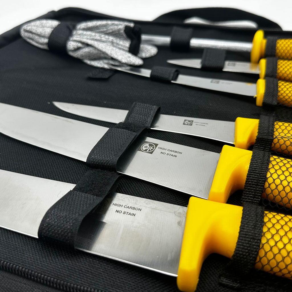 Pochette de Couteaux Professionnelle 7 pièces – حقيبة سكاكين