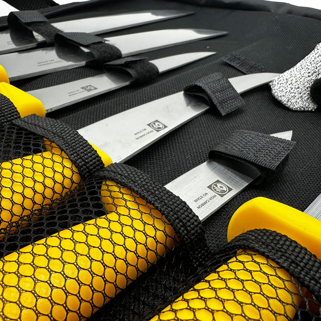 Pochette de Couteaux Professionnelle 7 pièces – حقيبة سكاكين