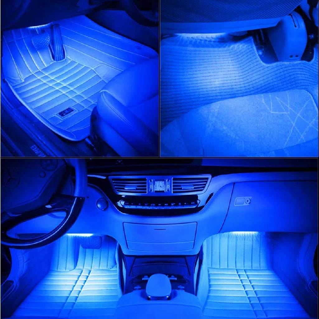 RGB LED interior car light strip kit