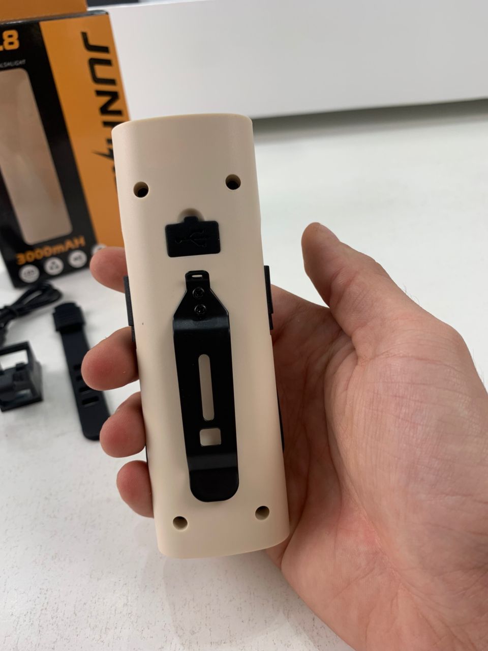 LED Front Bike Light with 3000mAh Power Bank