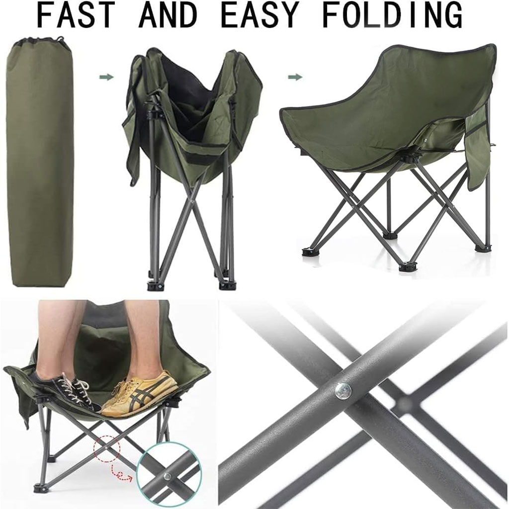 Portable folding camping chair small size