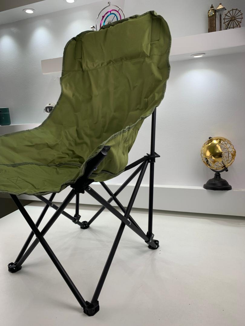Chaise de Camping Pliante Portable à Haut Dossier – كرسي إسترخاء قابل للطي
