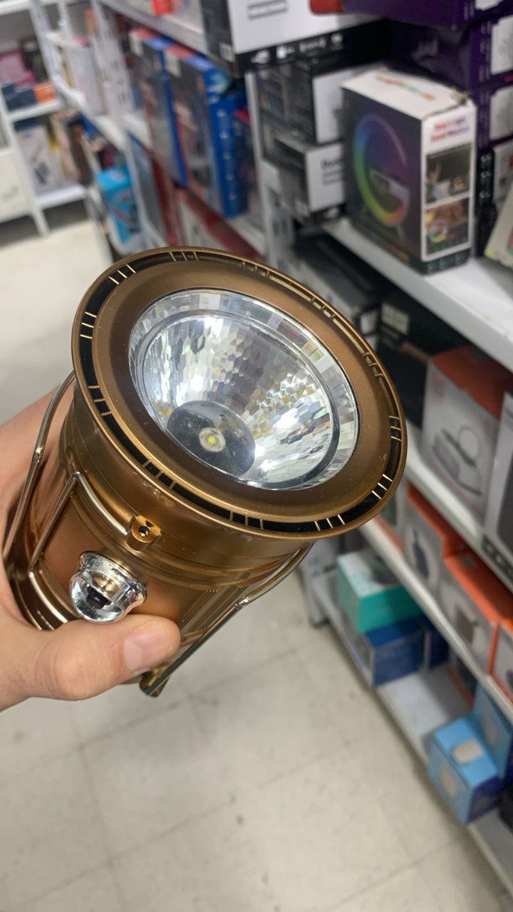 Lampe de camping 2 en 1 rechargeable solaire pliable YD-3589