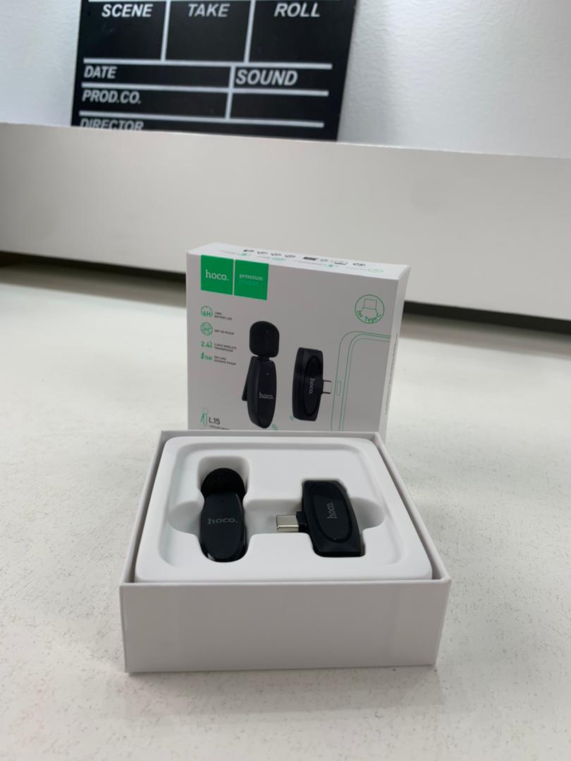 Hoco L15 Wireless Lavalier Microphone Type-C