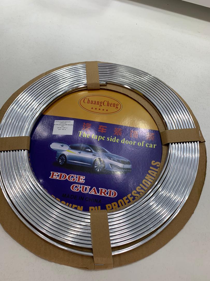 Bande de protection universelle pour portières de voiture, chromée, 10m